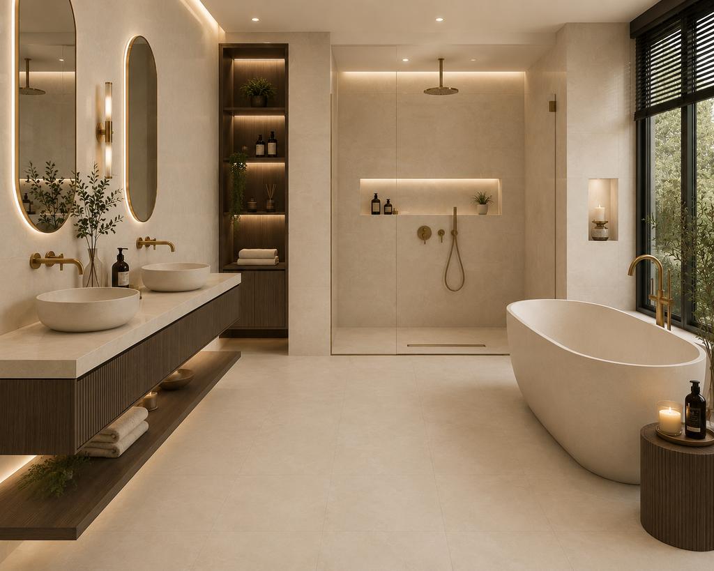 Salle de bain contemporaine